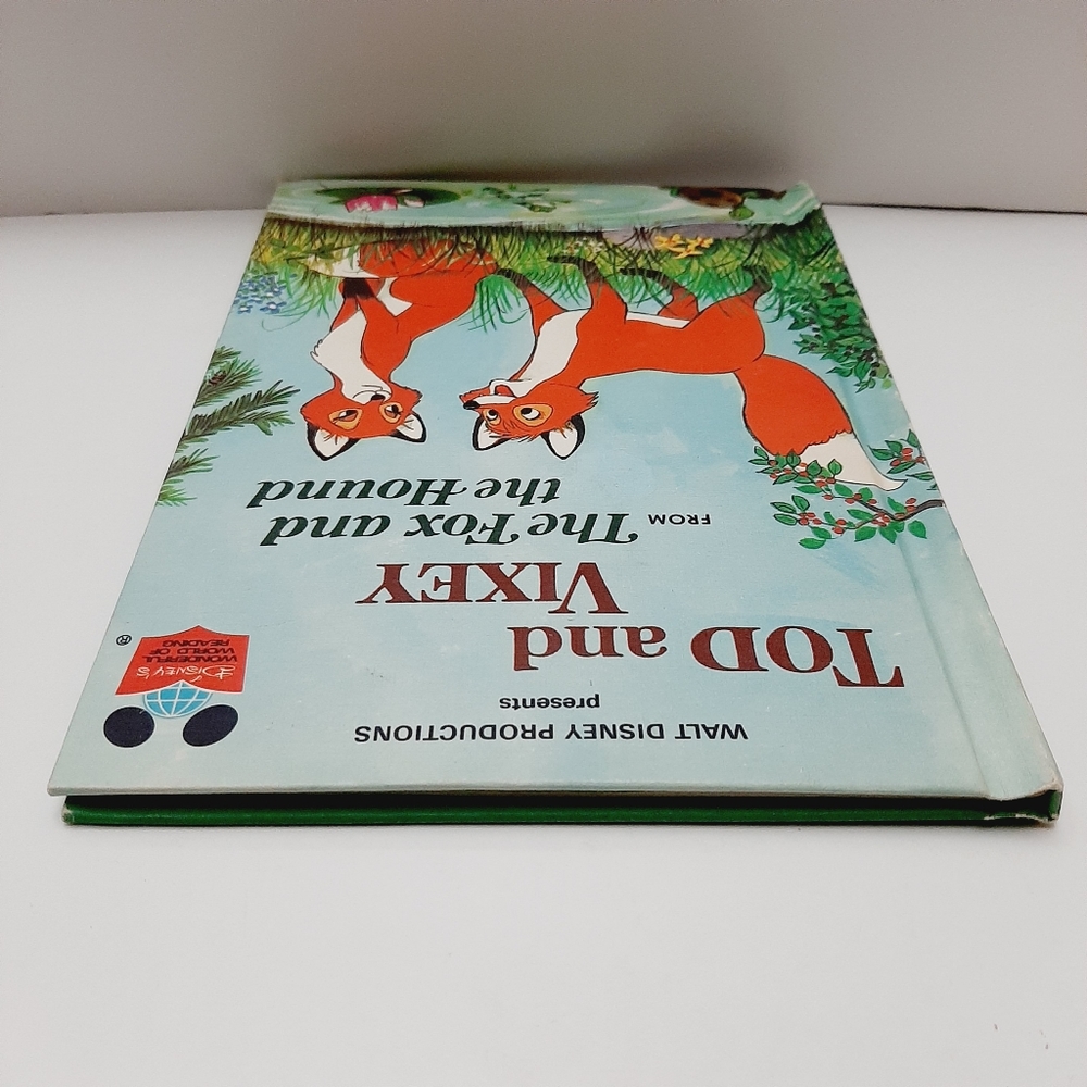 π4 for $20π Vintage 1981 TOD AND VIXEY - Disney WWOR Book HC Kids - Picture 7 of 10